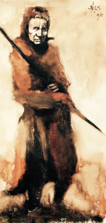HULI WARRIOR by artist DOUG GILES